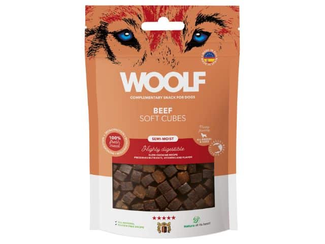 Woolf Soft Cubes Beef, 100g