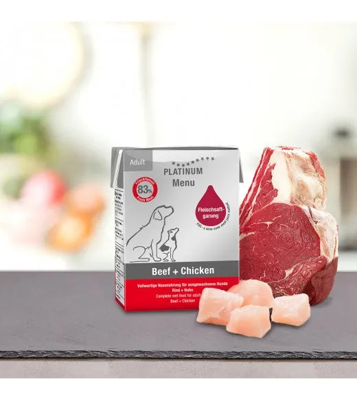 Mellem Menu Okse og Kylling 185g - vådfoder