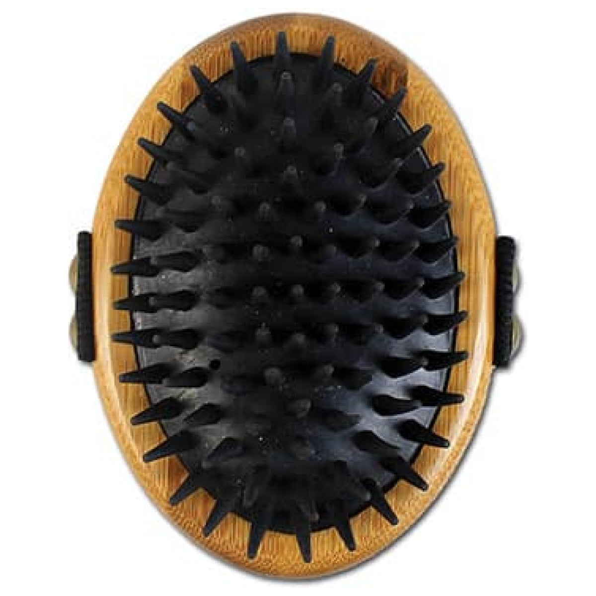 Nærbillede af gummidubber på Bamboo Groom karte – til kort pels