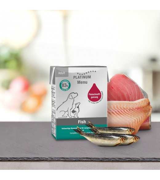 Mellem Menu Fisk 185g - vådfoder