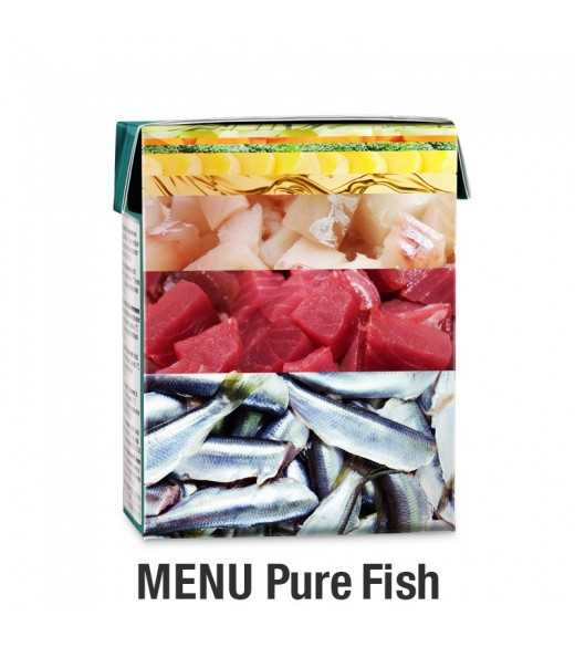 Mellem Menu Fisk og Kylling 185g - vådfoder