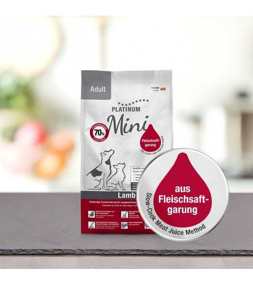 Størrelse på foderpiller til små hunde – PLATINUM Mini Lam