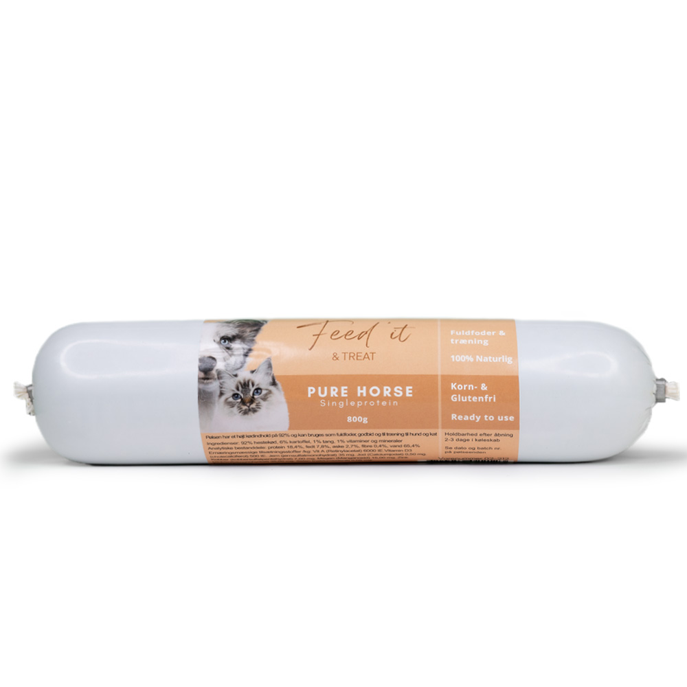 Feed’it & Treat Pure Hest Godbidspølse