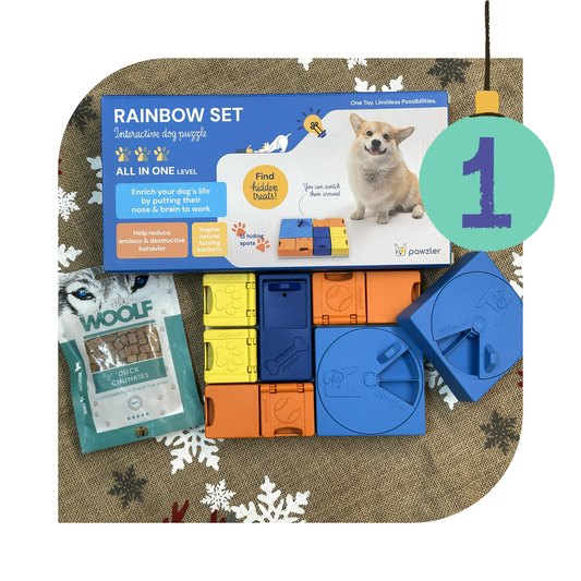 Adventskalender til hund 2025 - Pawzler og Woolf