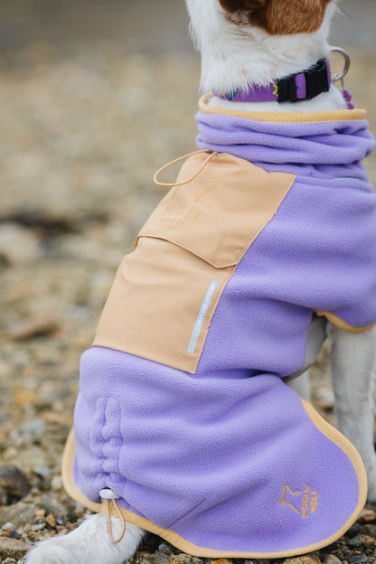 Alpha 360 Fleece Pullover – Lavender/Sand