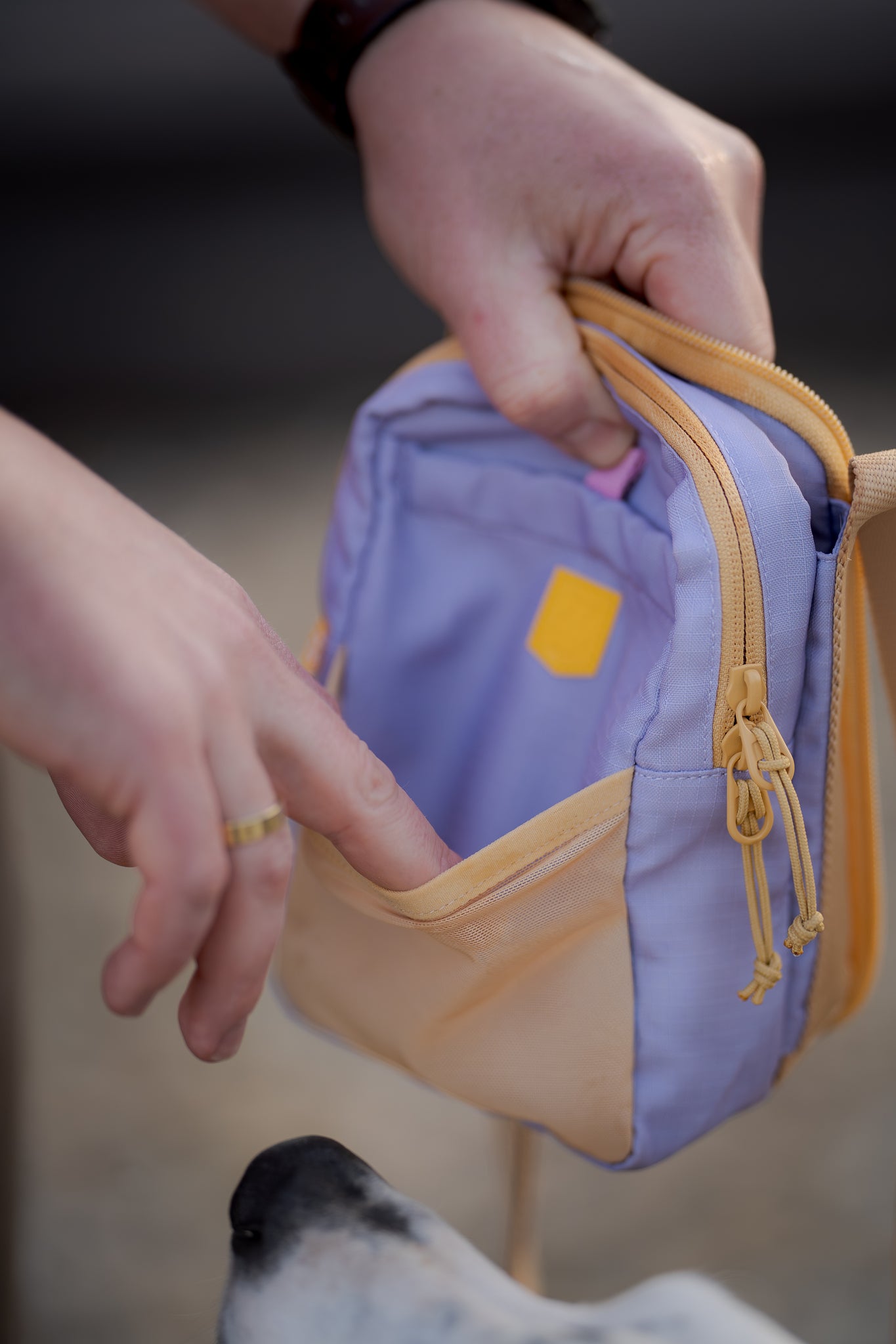 Hydration Shoulder Bag Lavender Mix - Godbidstaske