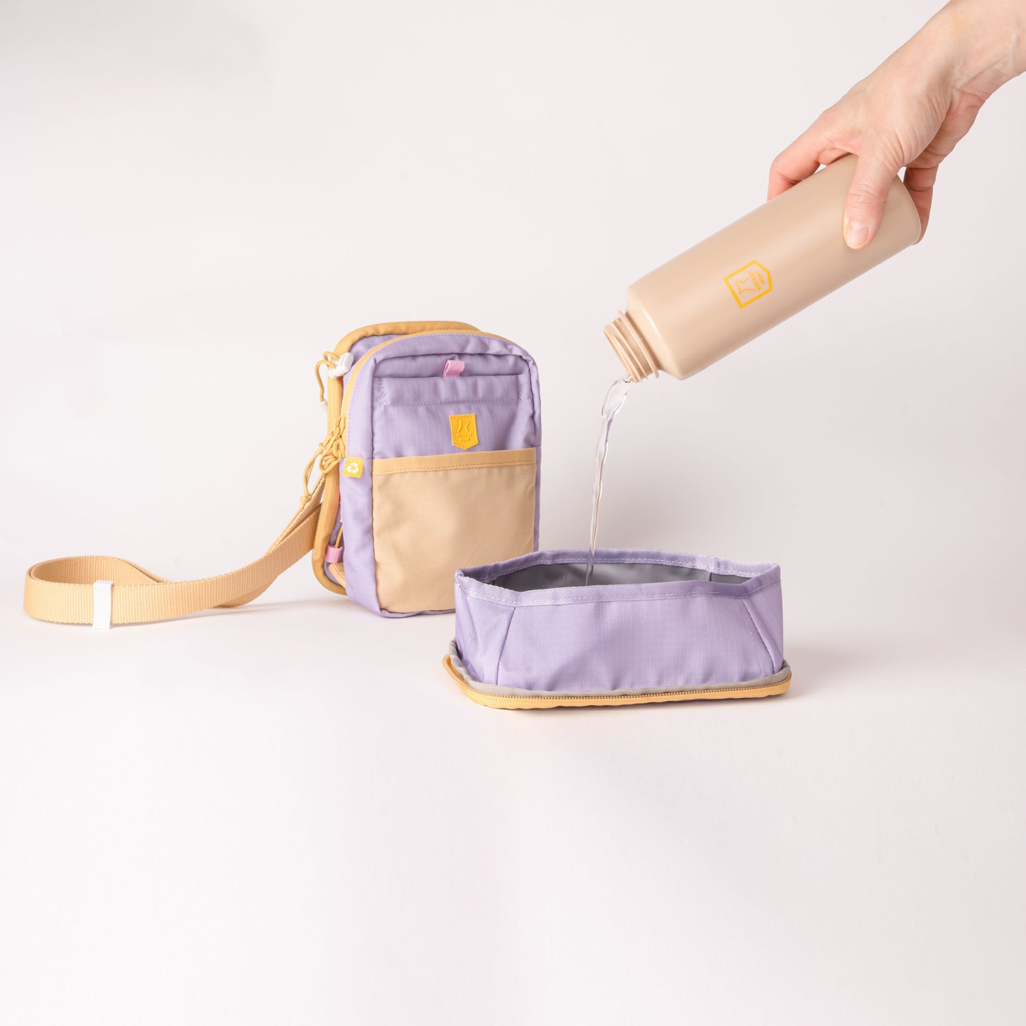 Hydration Shoulder Bag Lavender Mix - Godbidstaske