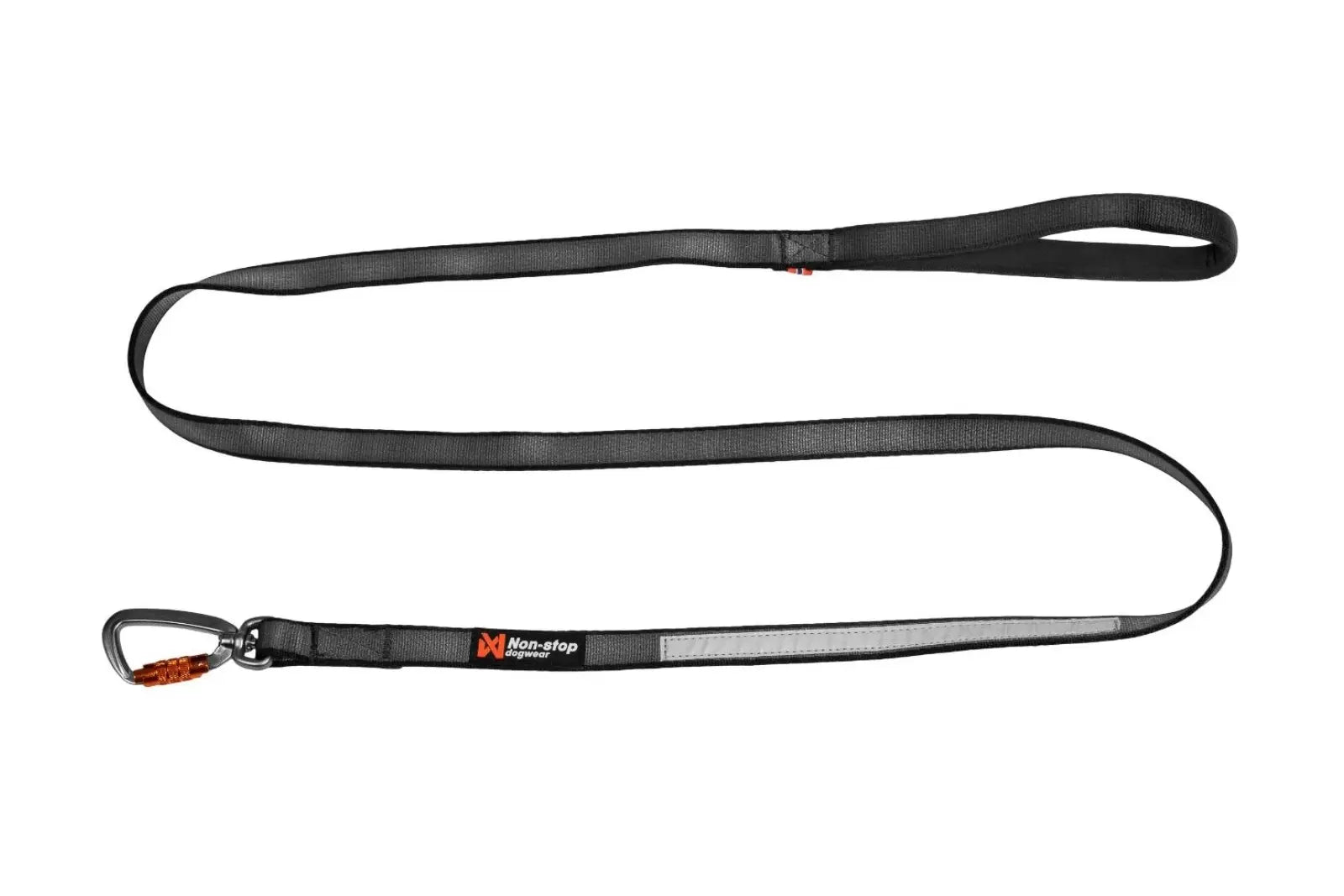 Hundesnor med twistlock karabin og 3M™ reflekterende materiale. Karabinen sidder på en drejelig del