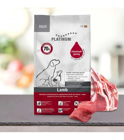 Platinum Adult Lam - Hundefoder - 5, 10 eller 15 kg.
