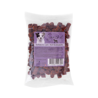 Softies Lam – korn- & glutenfri hundegodbidder 200g