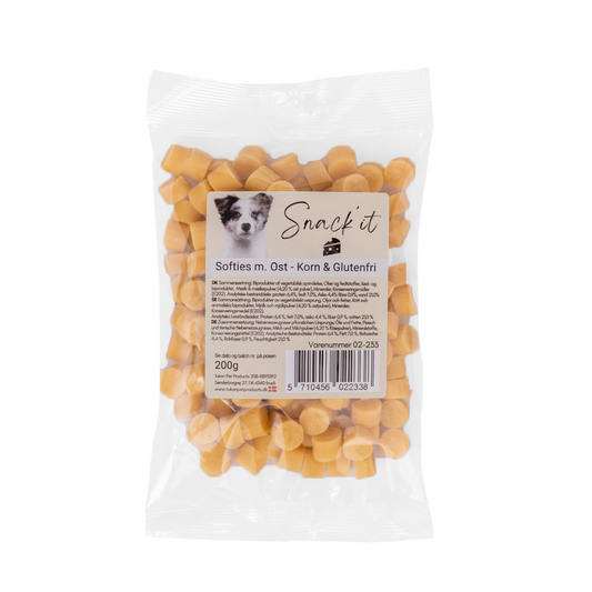 Softies med ost – korn- & glutenfri hundegodbidder 200g
