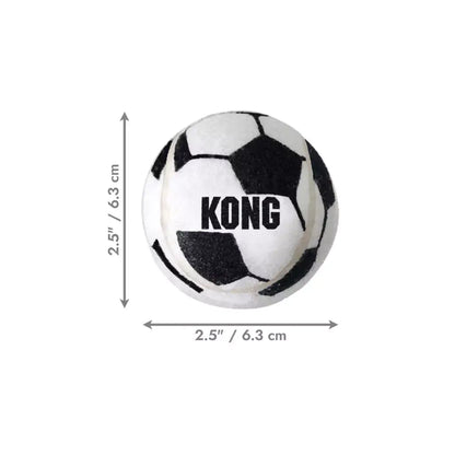 KONG Sport Soccer Ball 2 eller 3 pak - Hundebolde