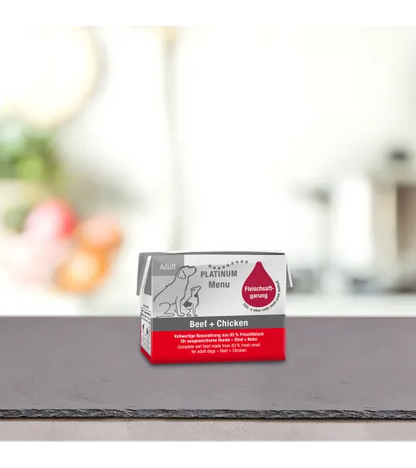 Lille Menu Okse og Kylling 90g - vådfoder