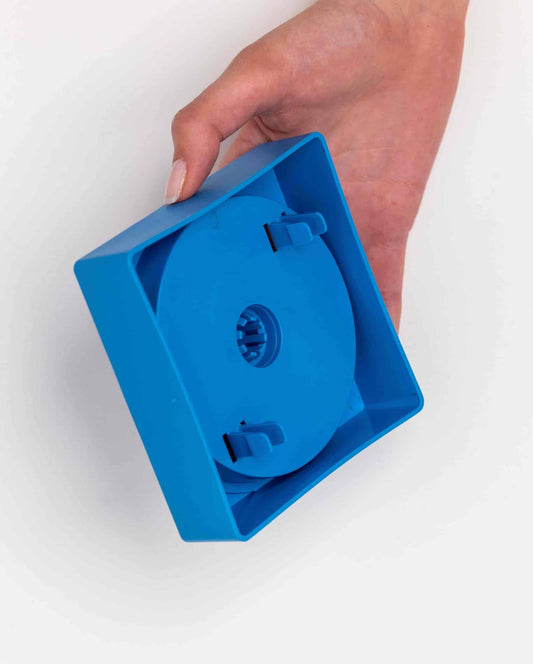 Pawzler Oil-modul set fra undersiden med monteringssystem til hundepuslespillet.