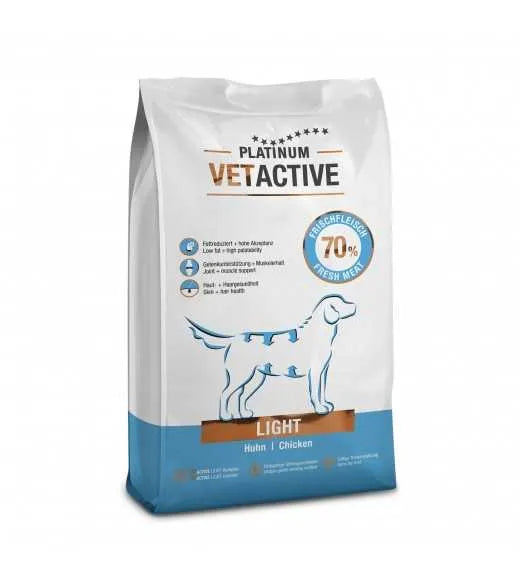 Platinum Vetactive Light – Hundefoder - 5, 10 eller 15 kg.