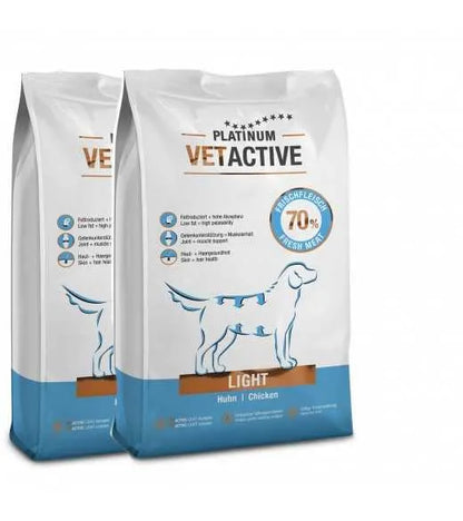 Platinum Vetactive Light – Hundefoder - 5, 10 eller 15 kg.