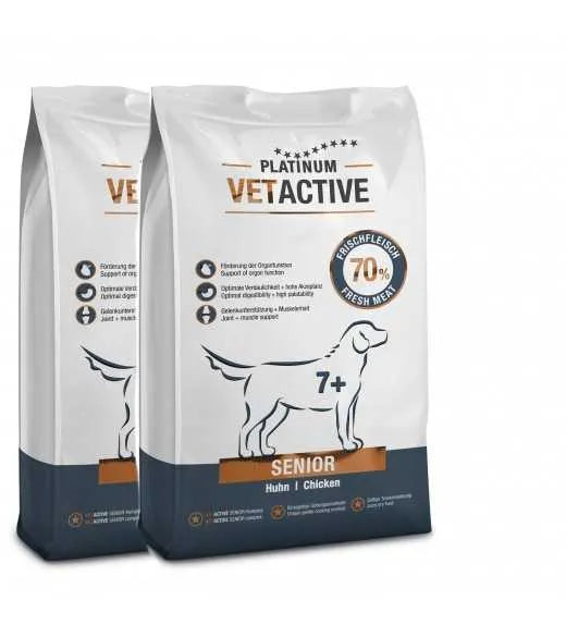 Platinum Vetactive Senior – Hundefoder - 5, 10 eller 15 kg.