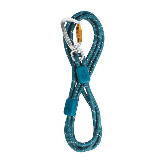 Rope Dog Leash Thin Deep Teal - Hundesnor