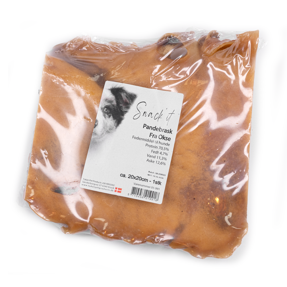 Snack'it Pandebraskplade Okse 20x20 cm