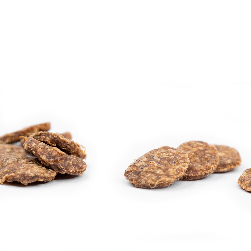 Snack'it Mini Lammebidder – bløde godbidder med lam, set fra siden