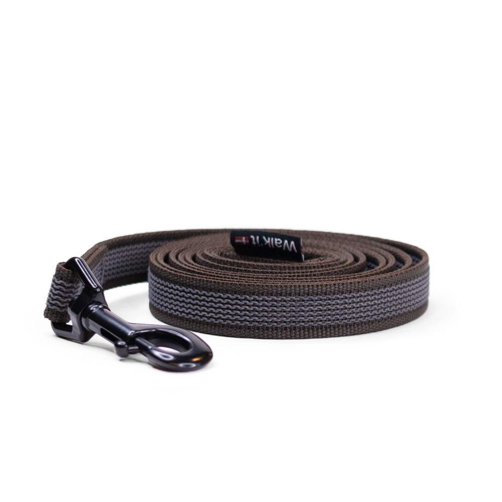 Walkit anti slip sporline uden håndtag i brun 2 meter