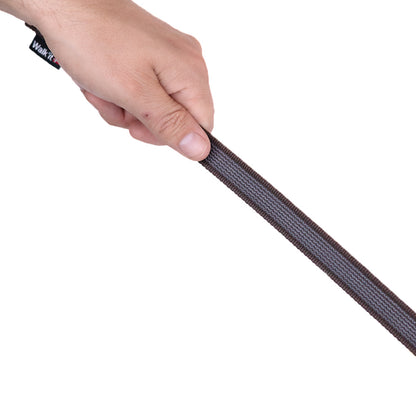 Walkit anti slip sporline uden håndtag i sort 2 meter, bliver holdt i hånden.