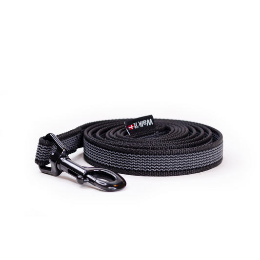 Walkit anti slip sporline uden håndtag i sort 2 meter